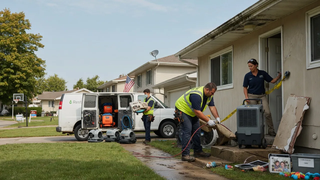 Water Damage Restoration in Dana, IL near me